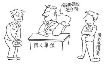 逆向劳务派遣