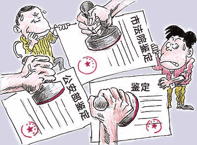 司法鉴定文书的分类