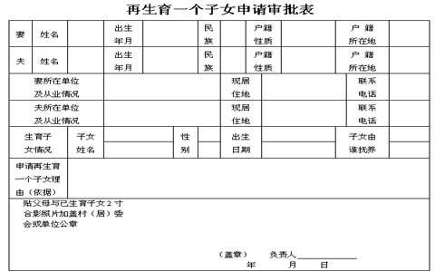 生育第二胎