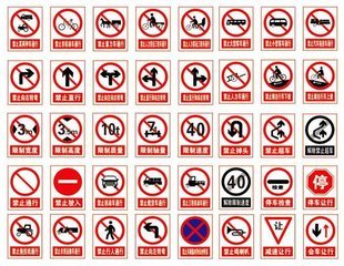 交通标志牌的类型和法律意思分别是什么